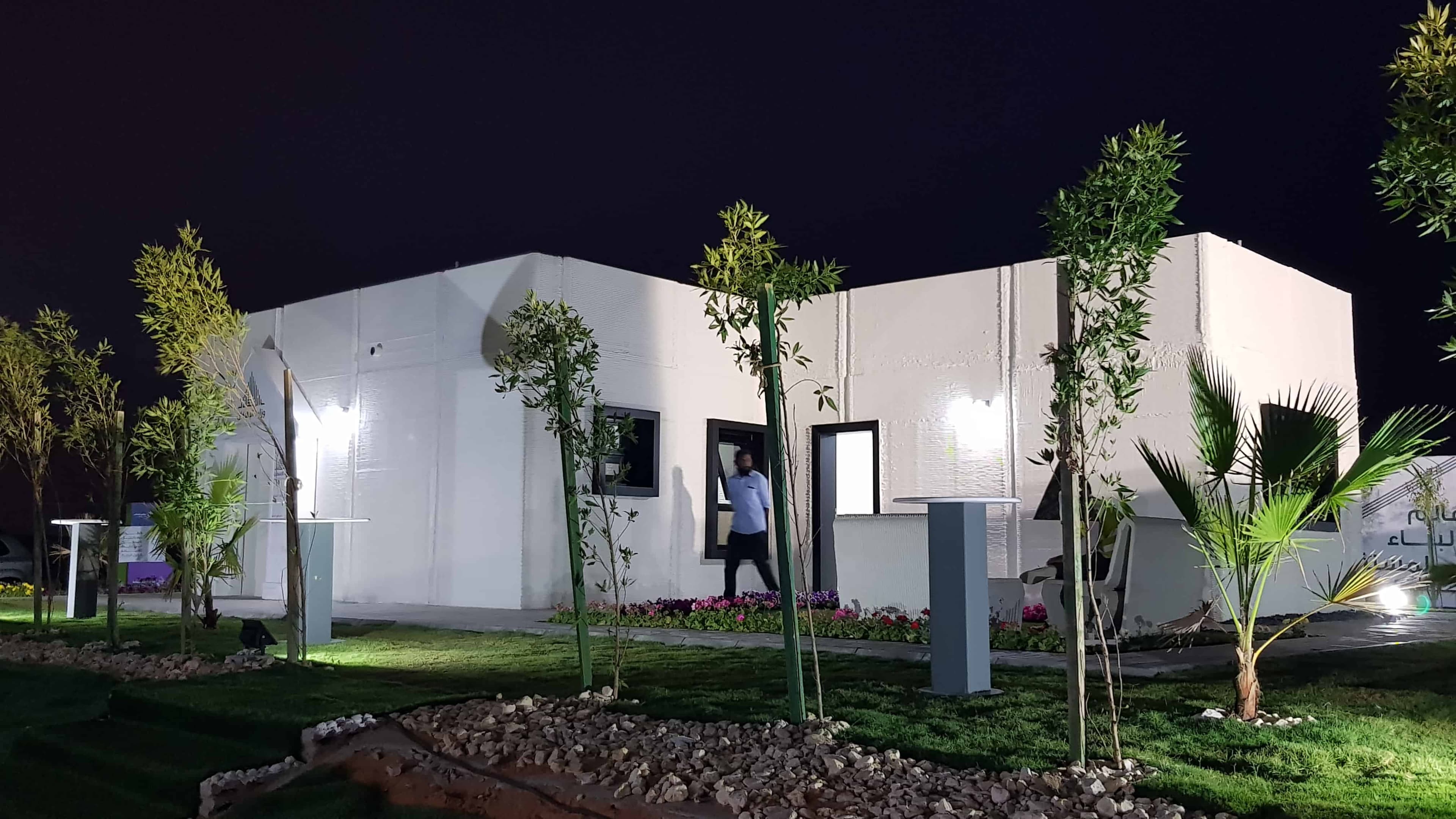 Een 3D-geprint huis