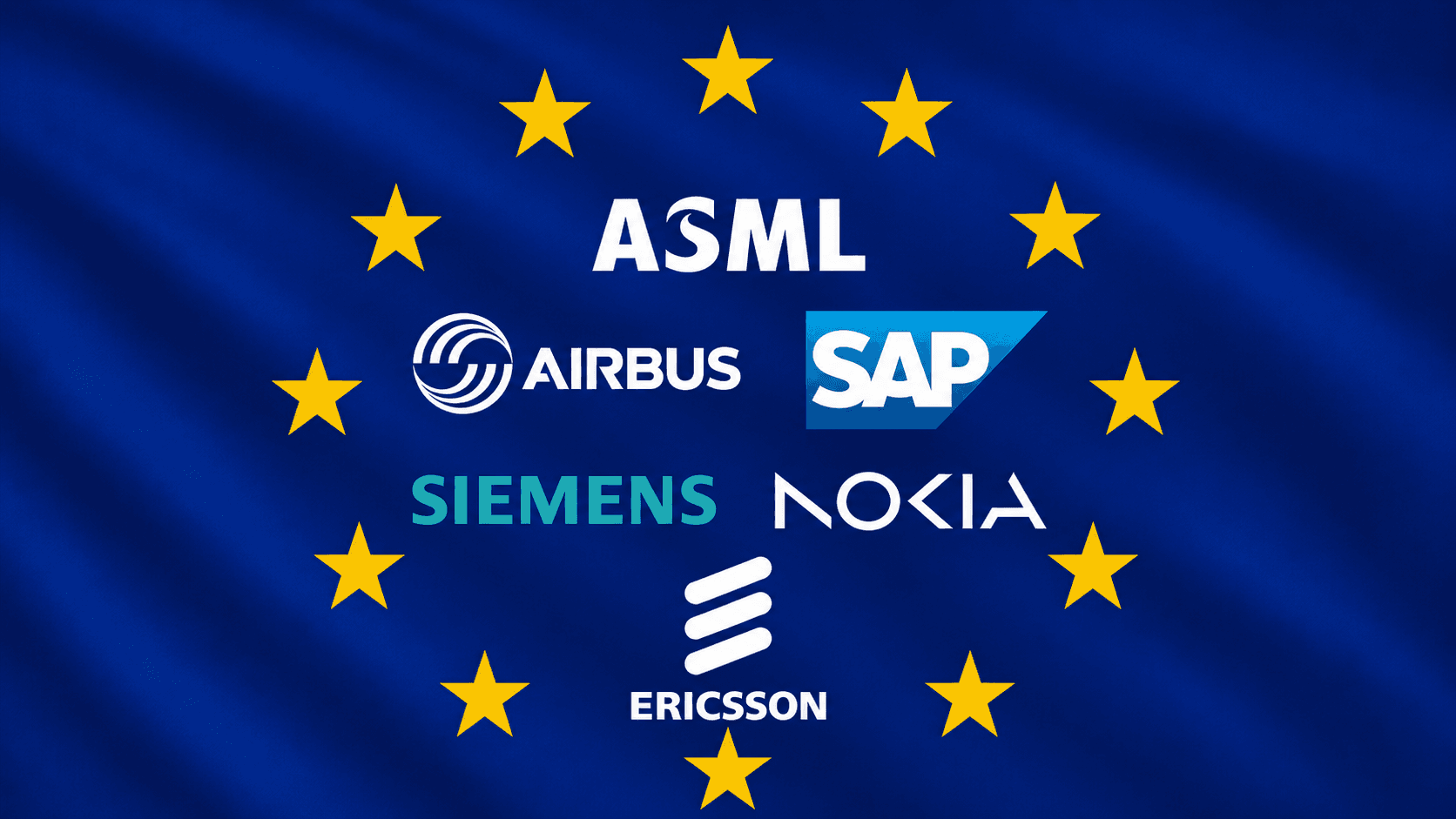 ASML, Airbus, SAP, Siemens, Nokia, and Ericsson EU