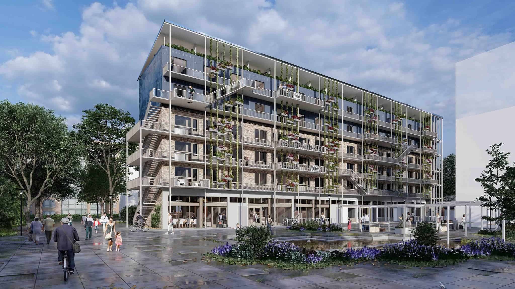 SUM+ portiekflats. Photo: SUM+
