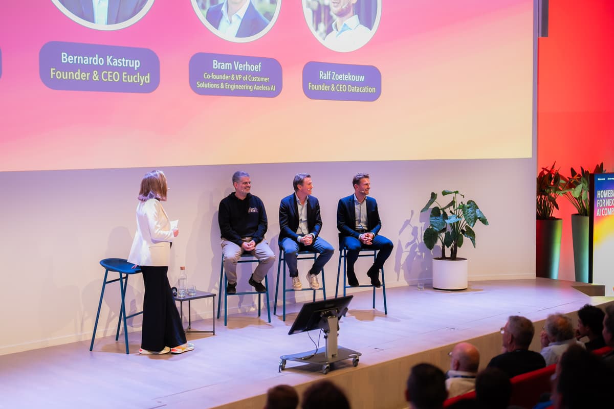 Bernardo Kastrup / Euclyd, Bram Verhoef / Axelera AI, Ralf Zoetekouw / Datacation © Floris van Bergen