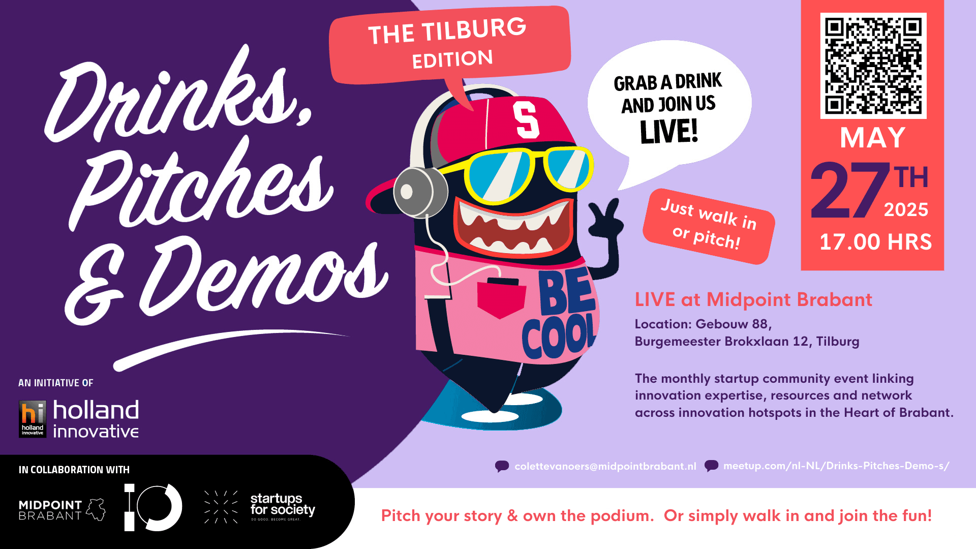 Drinks Pitches & Demos - The Tilburg edition