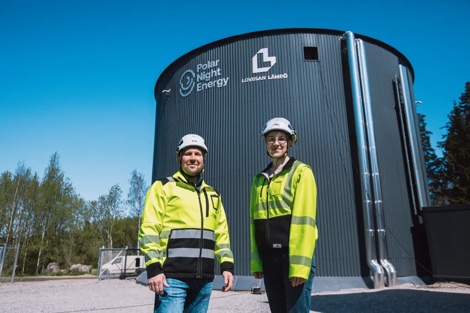 Europa's grootste zandbatterij begint Finse wijk te verwarmen