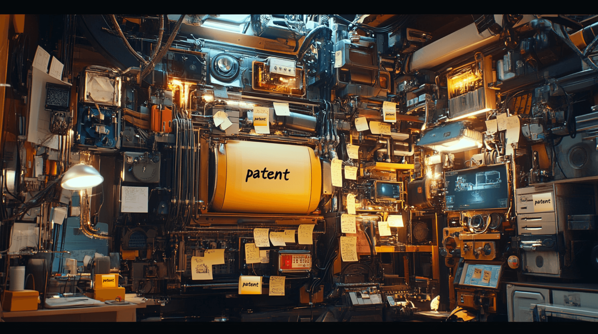 Different patents for different modules, ai-generated image