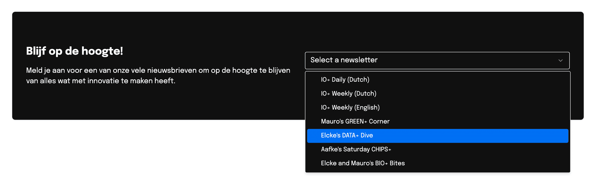 banner newsletters NL