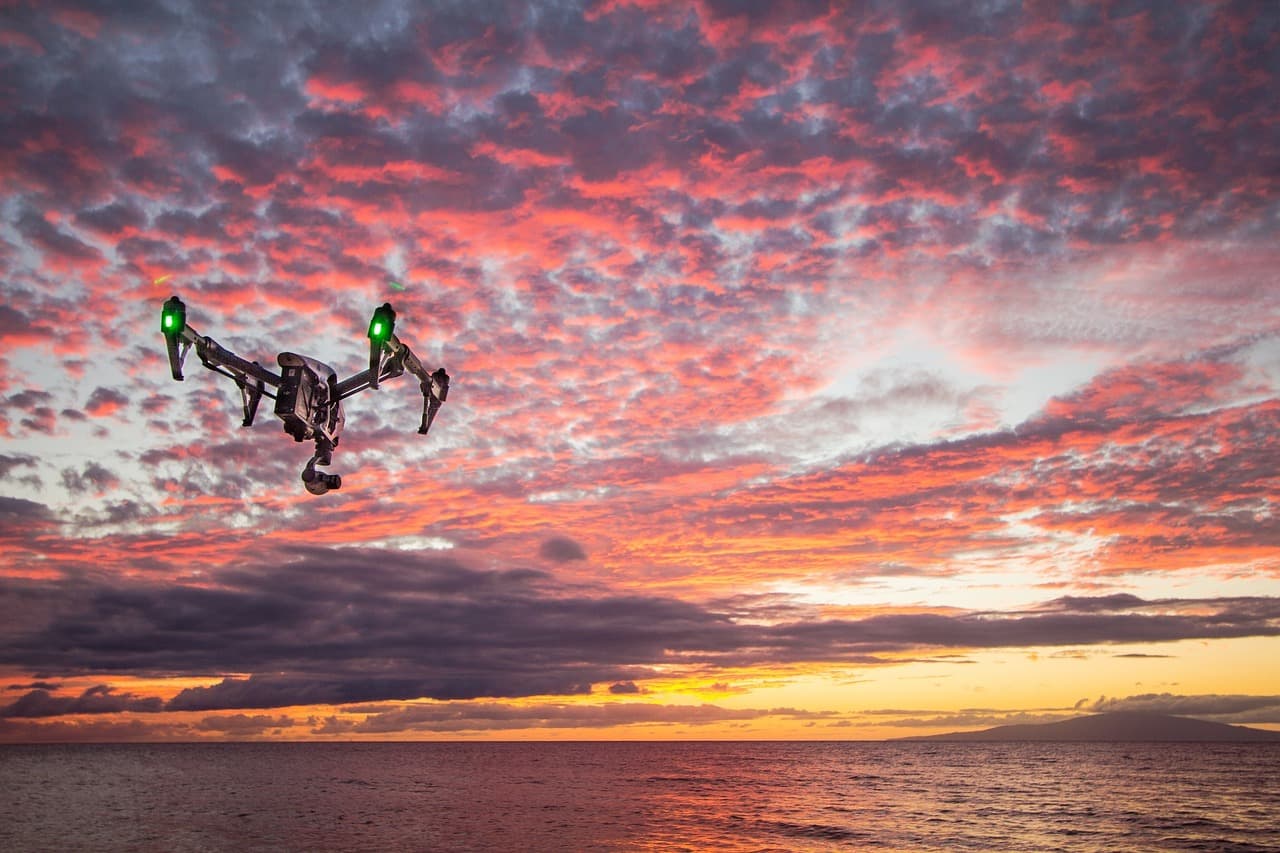 Drone at sea