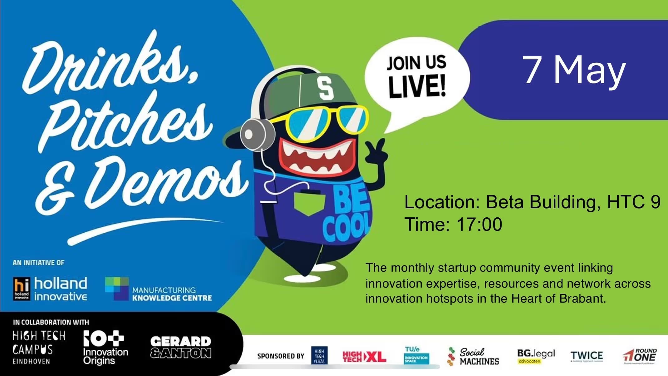 Drinks Pitches & Demos #105