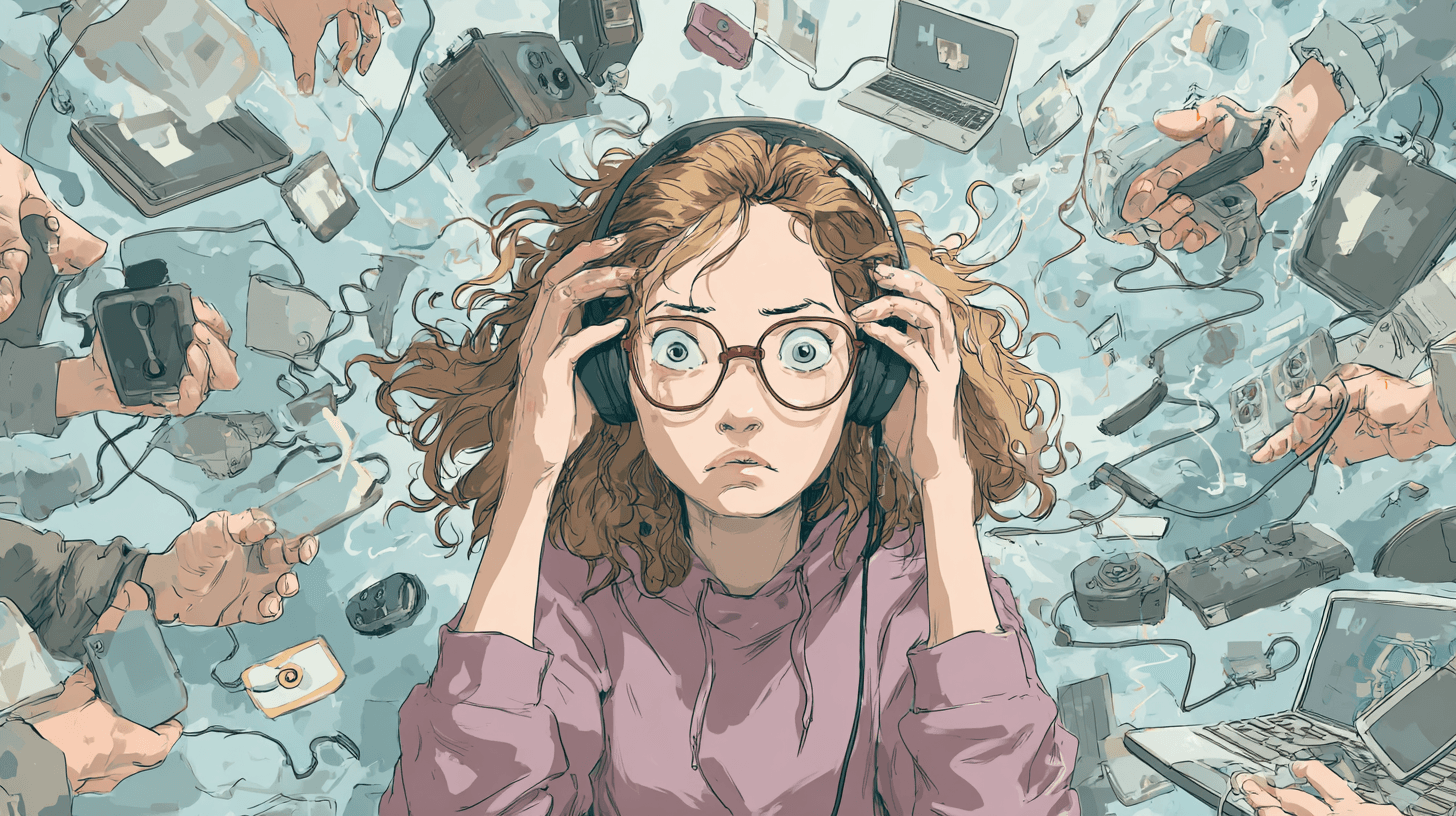 overwhelmed by technology