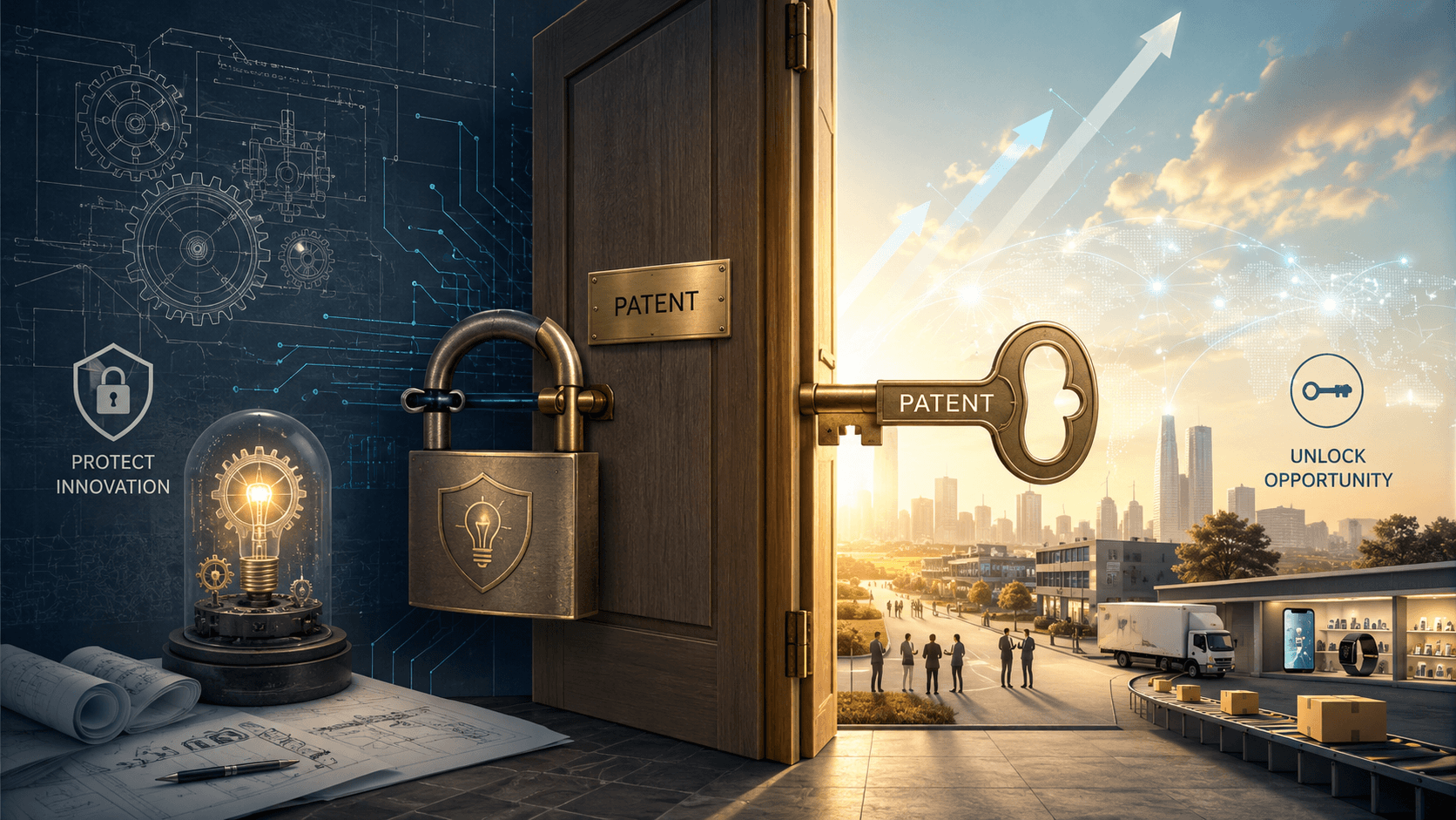 patent lock and key