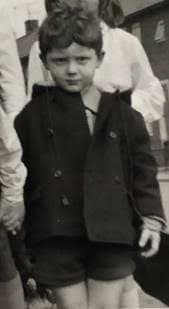 Jaap Haartsen, 6 of 7 jaar oud.
