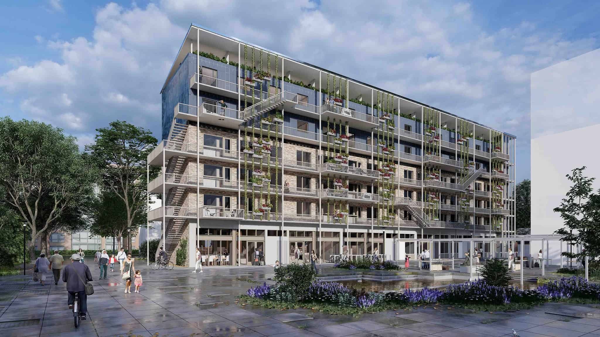 SUM+ portiekflats. Photo: SUM+
