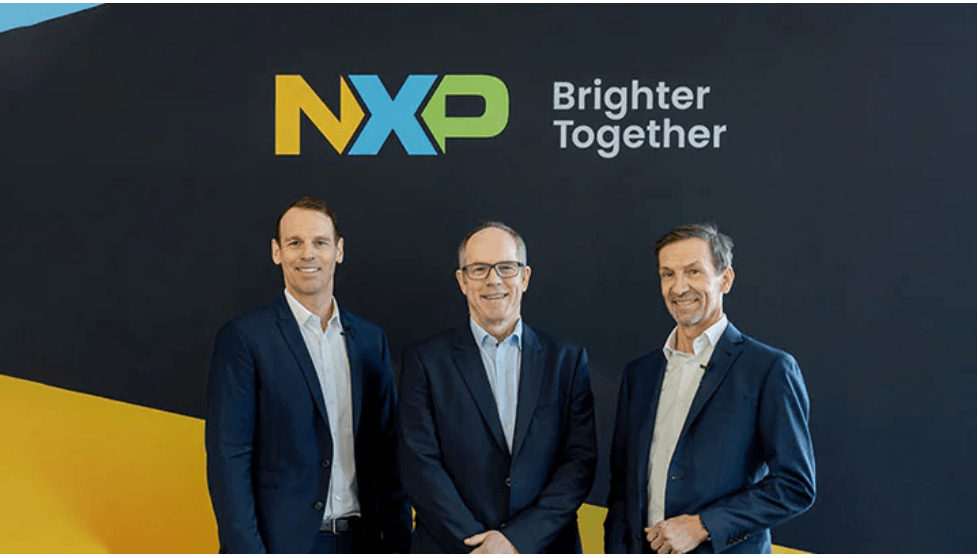 Dirk Linzmeier (CEO, TTTech Auto), Jens Hinrichsen, Executive Vice President (NXP), Stefan Poledna (CTO and co-founder TTTech Auto)