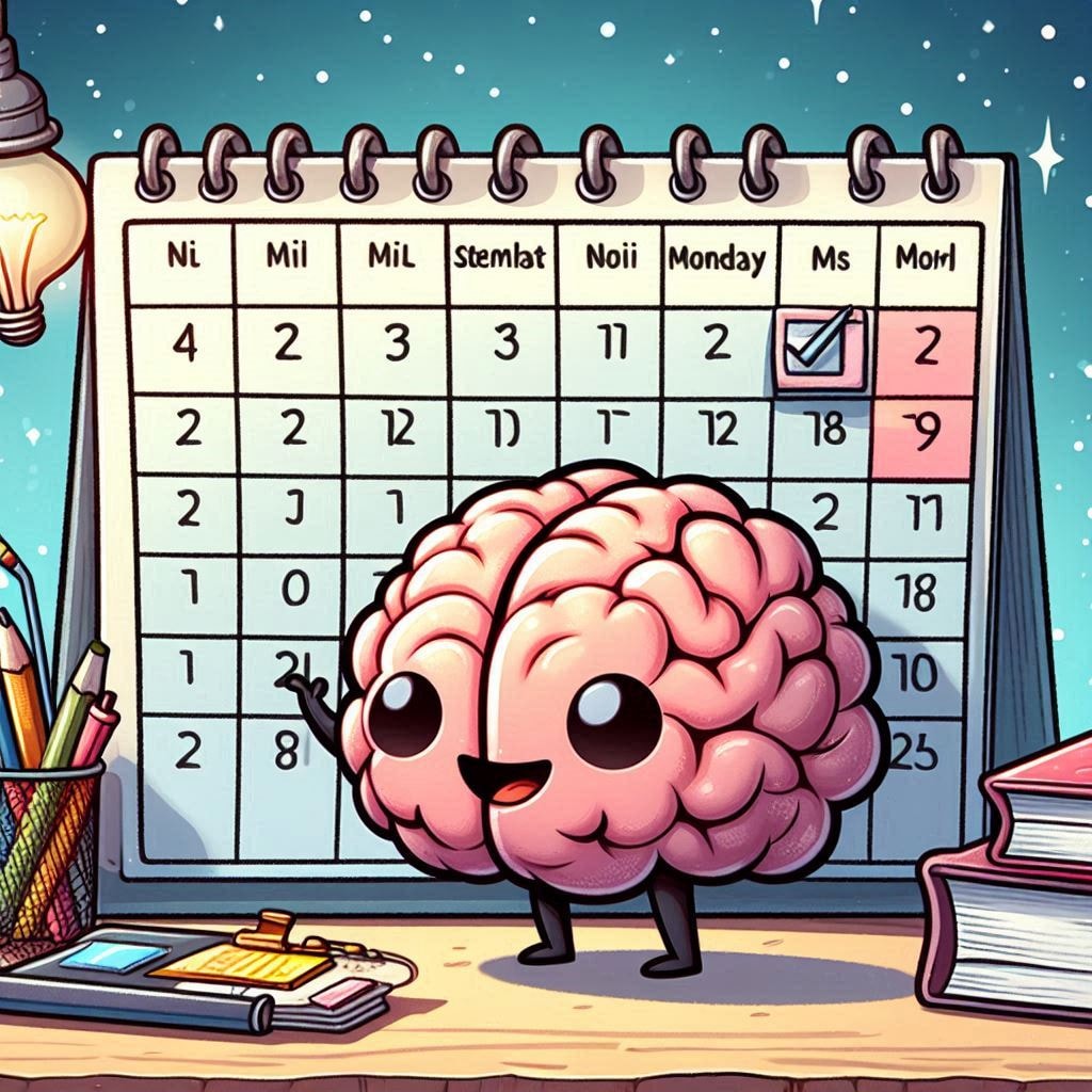 Calendar brain day