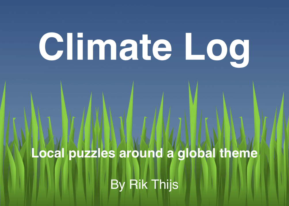 Climate Log. Read previous installments here.