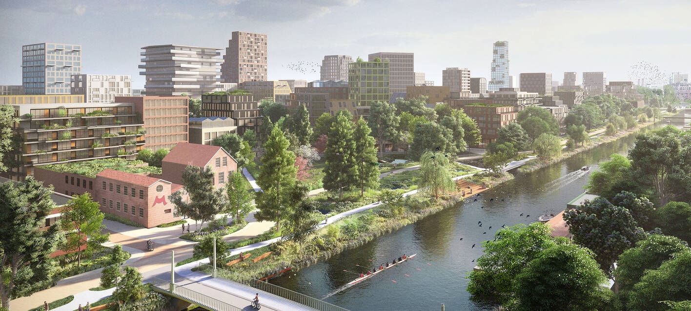 Utrecht Merwede: no cars © Landscape Architects