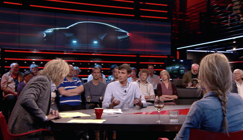 Lex Hoefsloot bij De Wereld Draait Door, in 2017