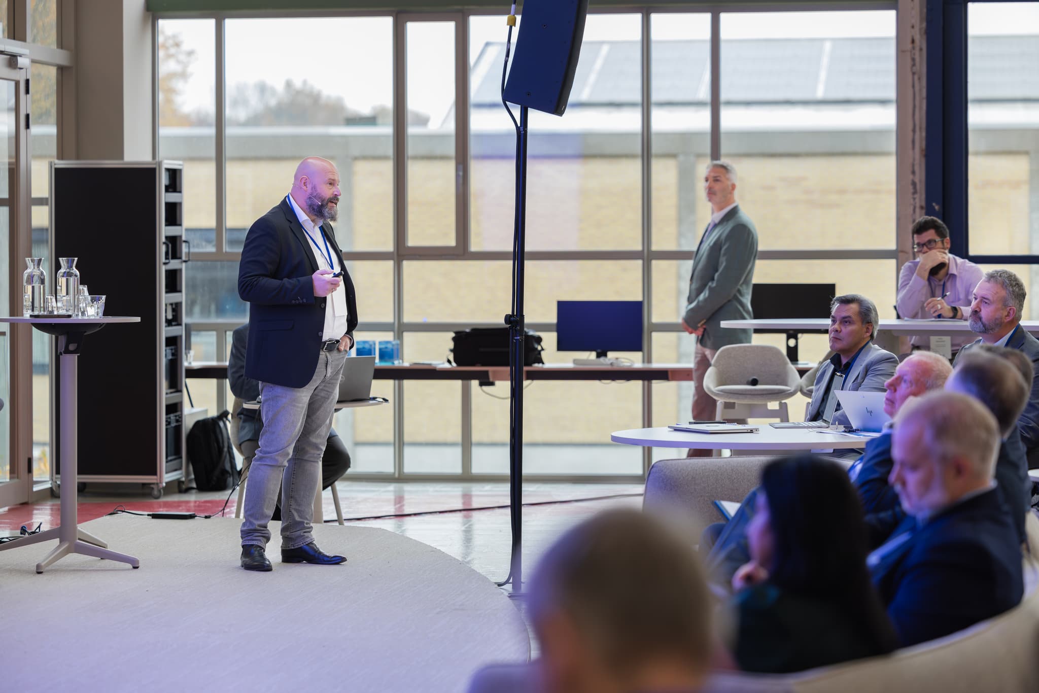 Martijn Antzoulatos-Borgstein, Senior Sales Director for Defense & Security at Eindhoven-based LiveDrop, at Blue Magic Netherlands © Nadia ten Wolde