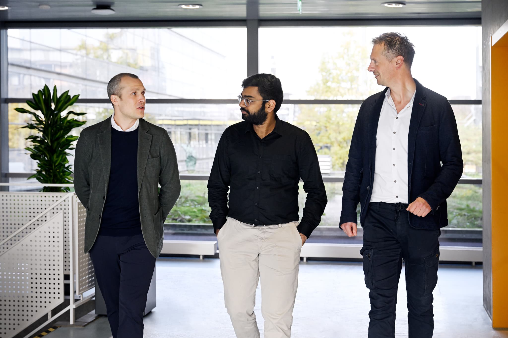 Links: Coen van den Brand. Midden: Vishal Venkatarangan. Rechts: Ivo Roghair. Credits: Bart van Overbeeke.