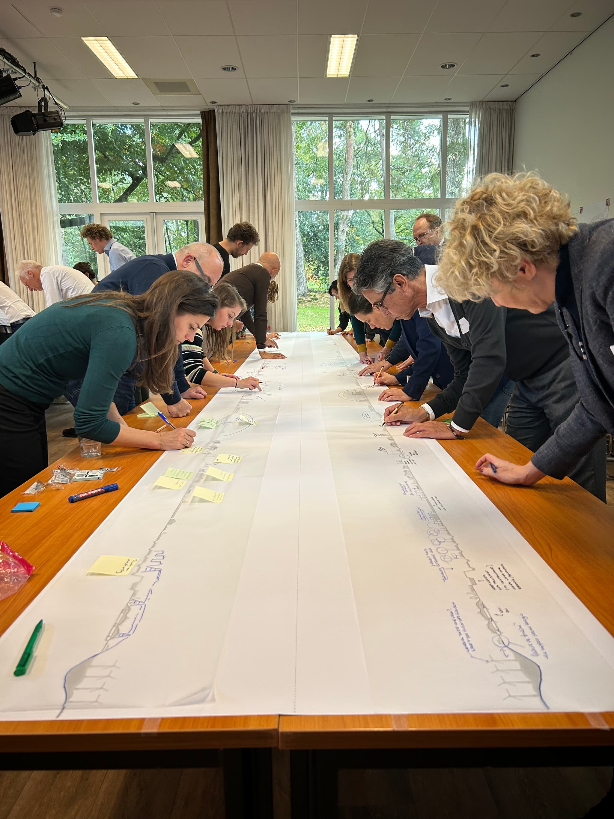 Mensen aan de slag met nieuwe invulling van steden