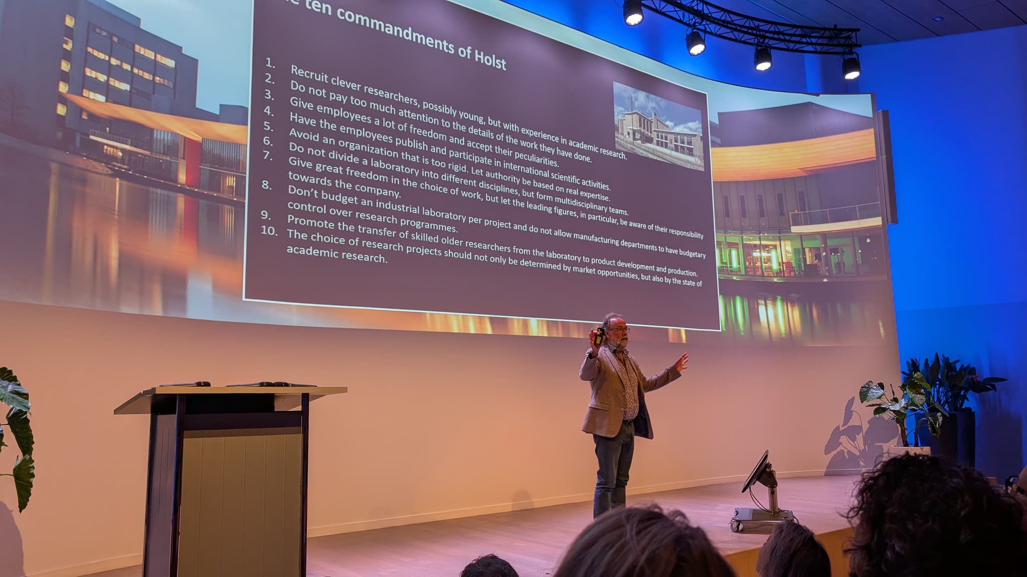 Maarten Steinbuch and Holst's 10 commandments