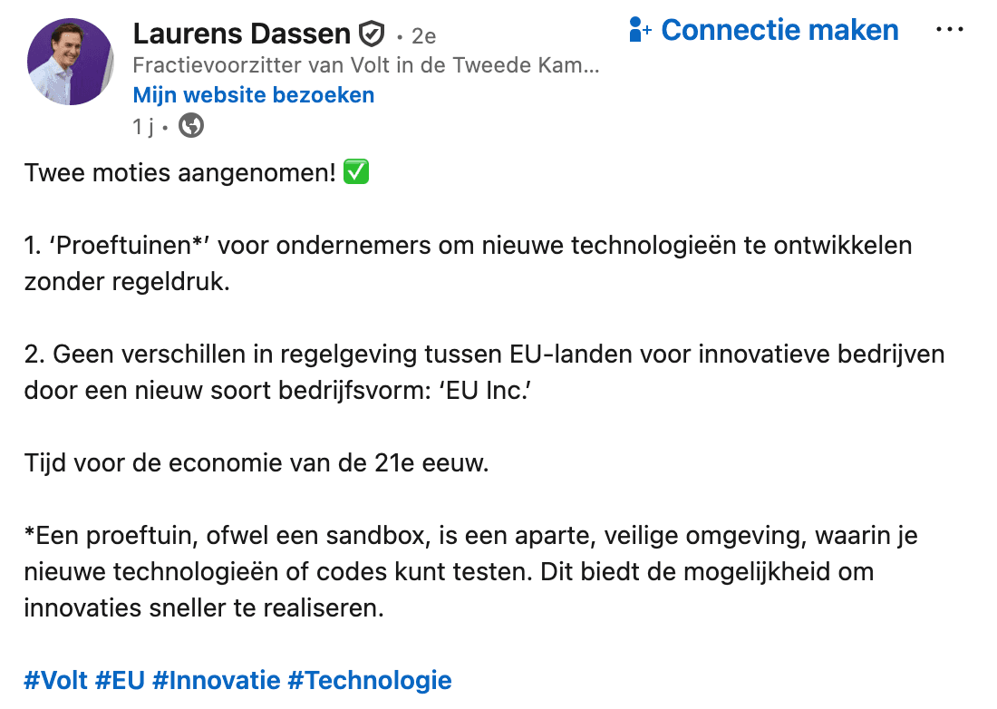 Laurens Dassen bericht