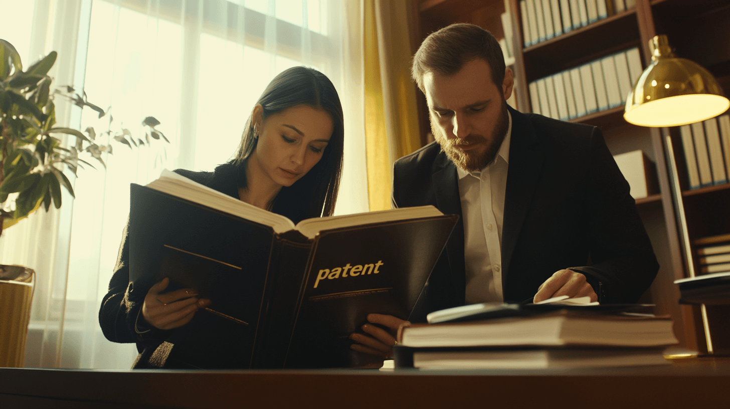 patententaal is soms ingewikkeld, AI-beeld