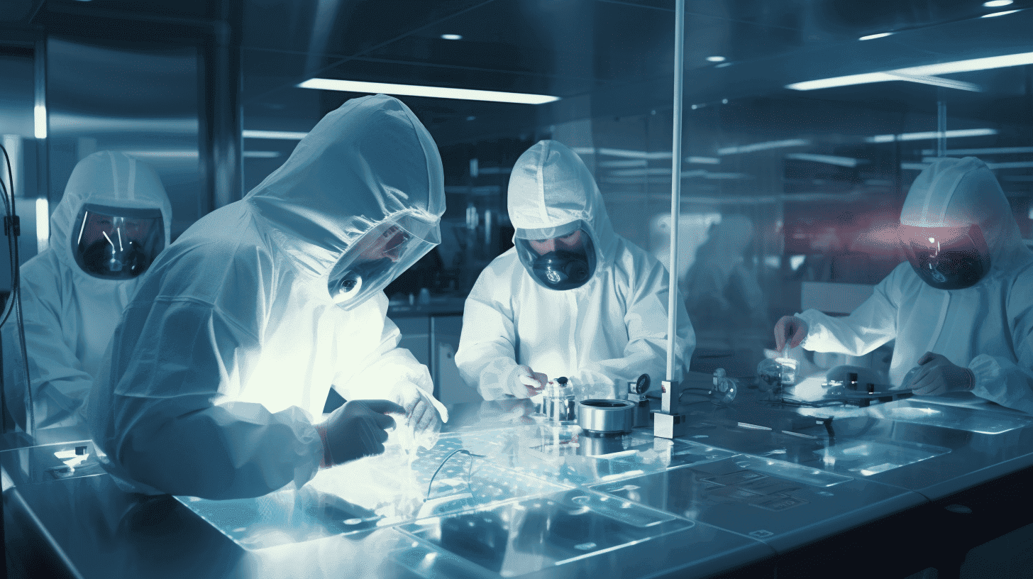 brewbart_researchers_working_in_a_cleanroom_photorealistic_4k_44fa89fe-ec93-4cb0-afa6-8691fd6fa299.png