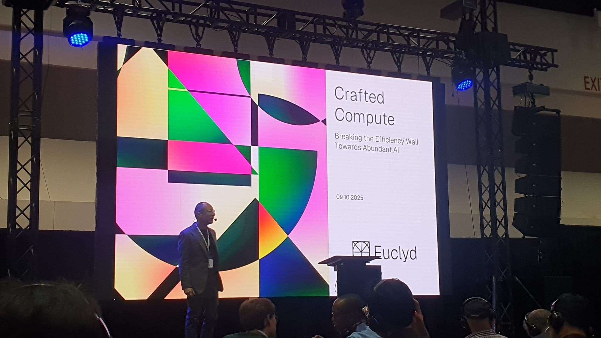 Euclyd's Ingolf Held at the AI Infra Summit in Santa Clara, California