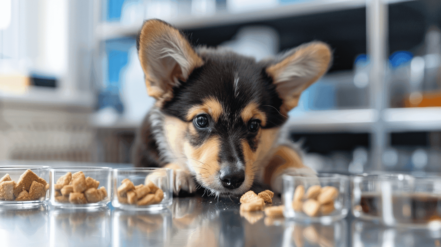 innovationorigins_cute_puppy_looking_at_dog_food_that_is_in_lab_009053a5-f405-4dc9-9737-55b9cbfb346d.png