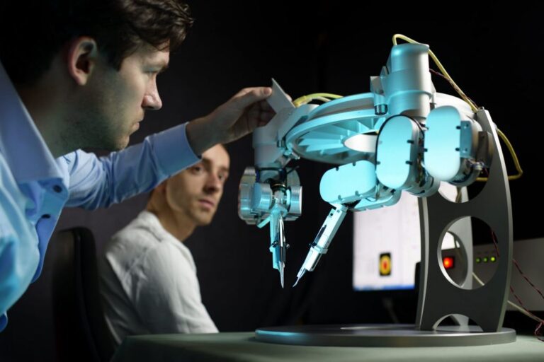 Microsurgical Robot prototype from TU/e
